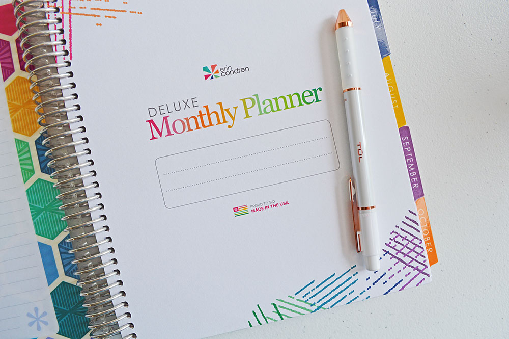 Erin Condren Life Planner Deluxe Monthly