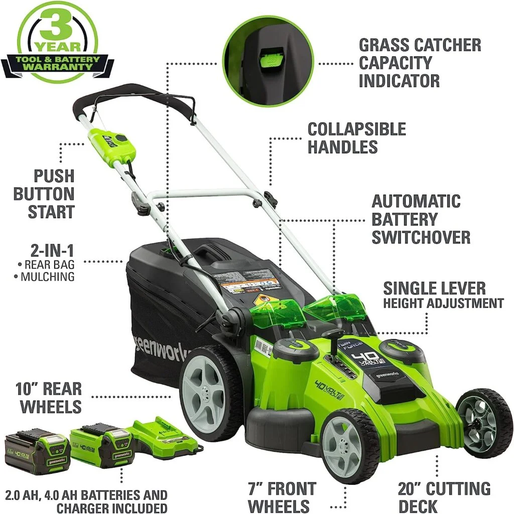 Greenworks 40V 20-inch Lawn Mower