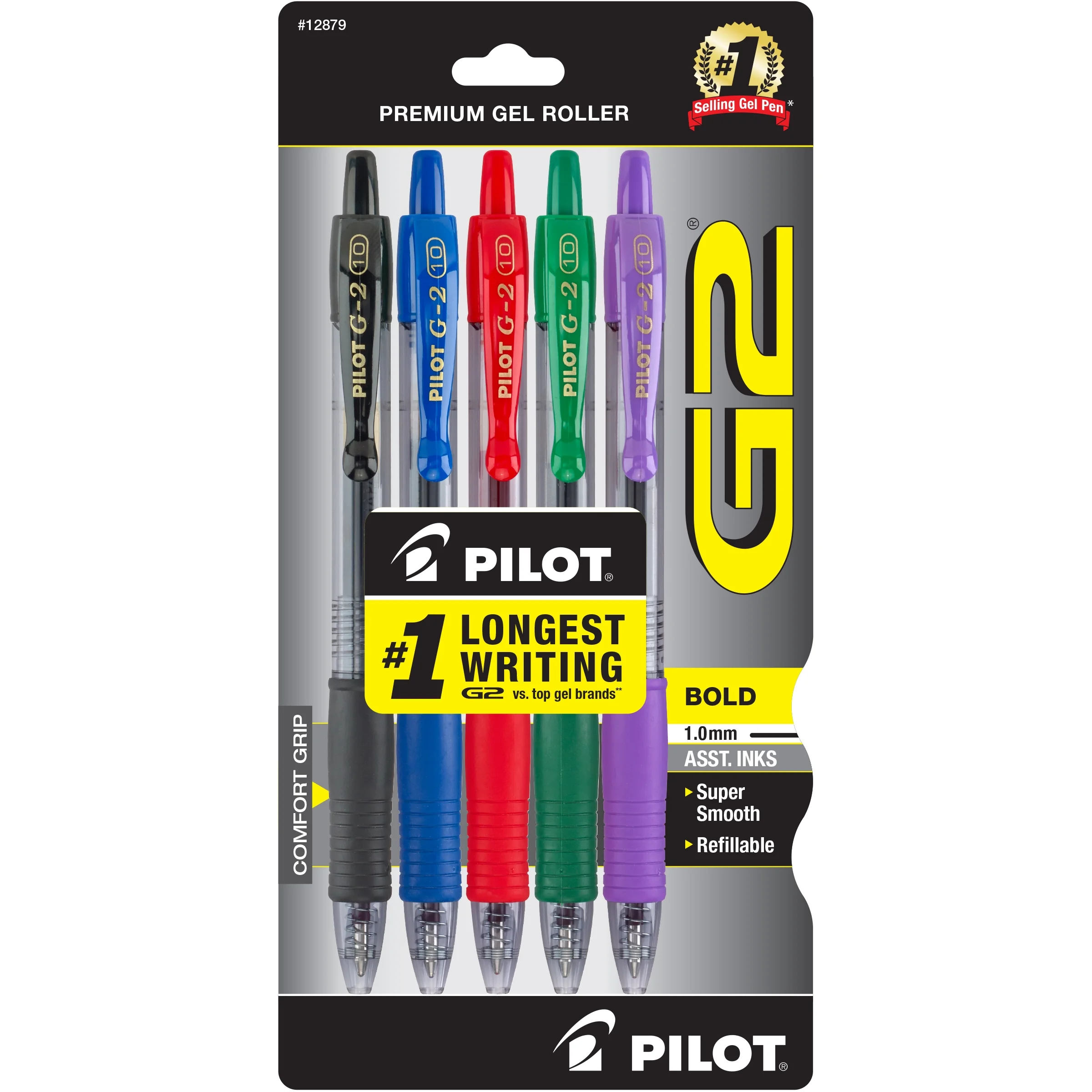 Pilot G2 Retractable Gel Pen 12-Pack