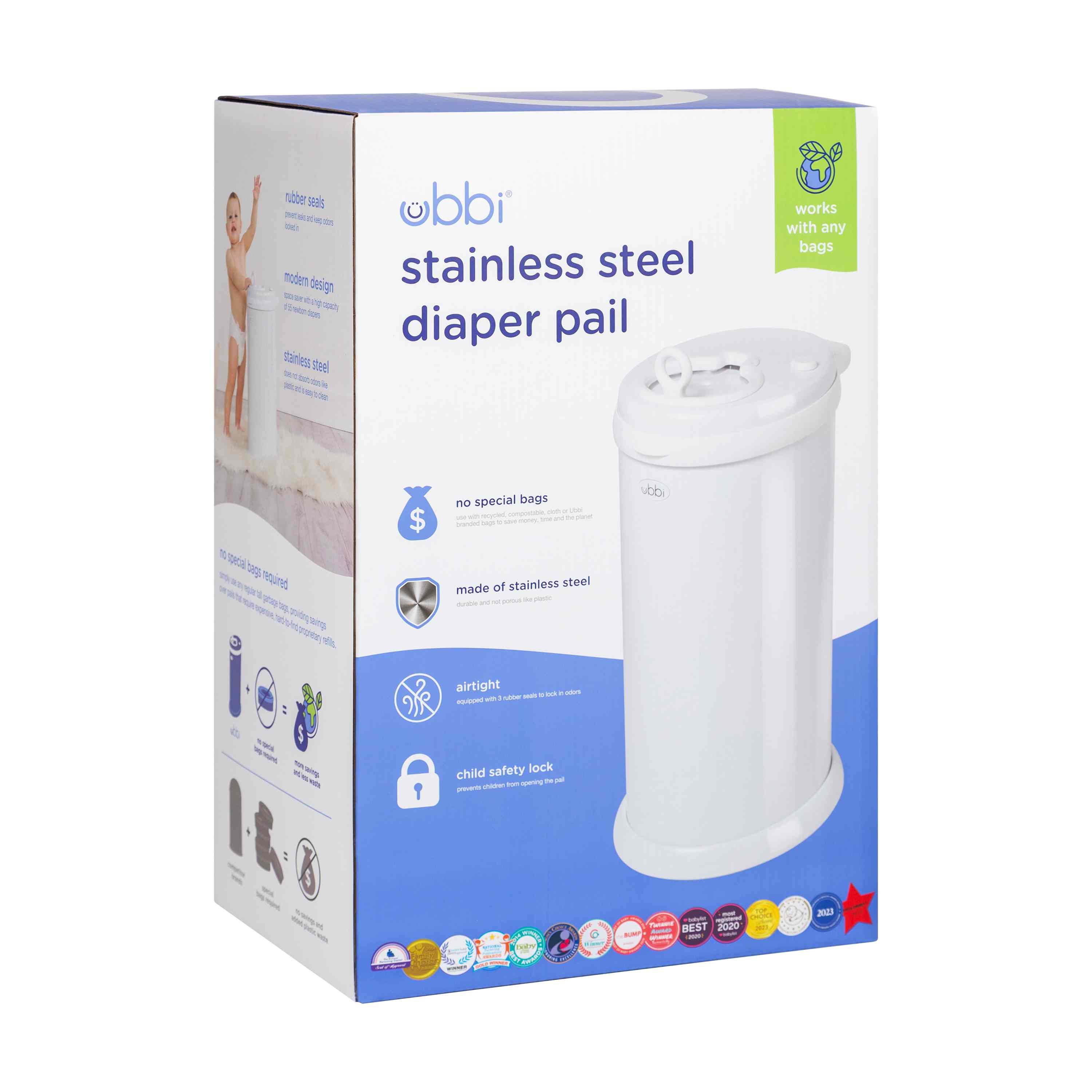 Ubbi Steel Diaper Pail